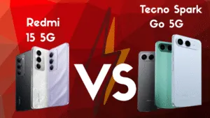 Redmi 15 5G VS Tecno Spark Go 5G